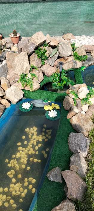 Фотография покупателя товара Водоплавающая фигура «Селезень», 25×11×10 см, пластик - Фото 3