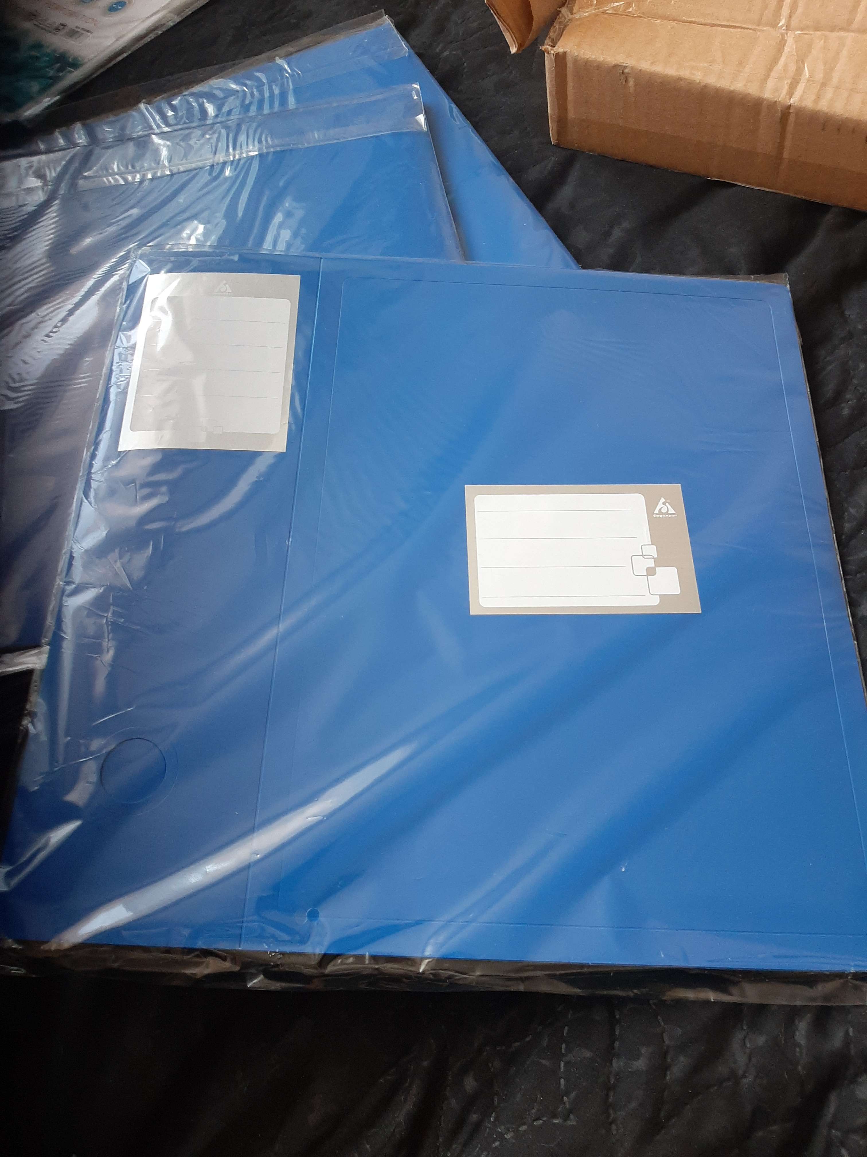 Фотография покупателя товара Папка-короб архивная А4 Calligrata, корешок 100 мм, пластик, вырубная застежка, синяя, до 900 листов