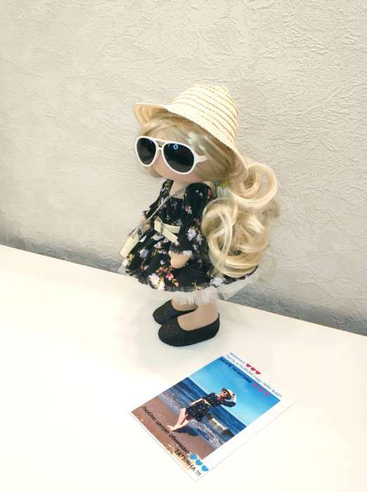 Фотография покупателя товара Кукольные волосы-тресс «Прямые» длина волос: 40 см, ширина: 50 см, №27В - Фото 1