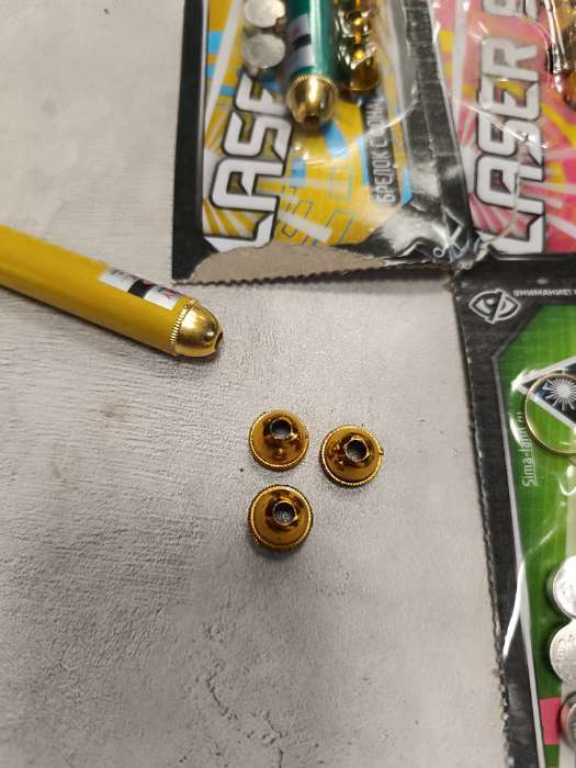 Фотография покупателя товара Лазер-фонарик с 5 насадками на кольце, МИКС - Фото 4