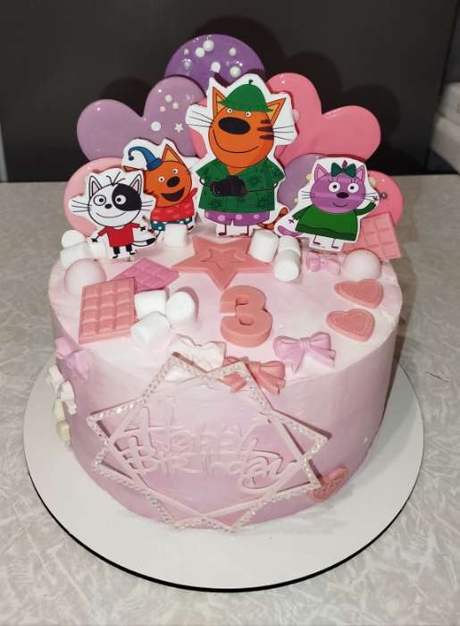 Фотография покупателя товара Топпер для торта «С днём рождения», со стразами, золотой - Фото 2