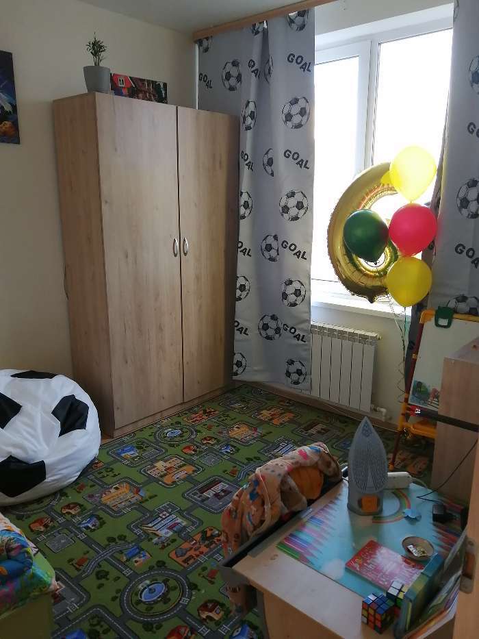 Фотография покупателя товара Штора «Этель» Goal, 145×260 см, блэкаут - Фото 1