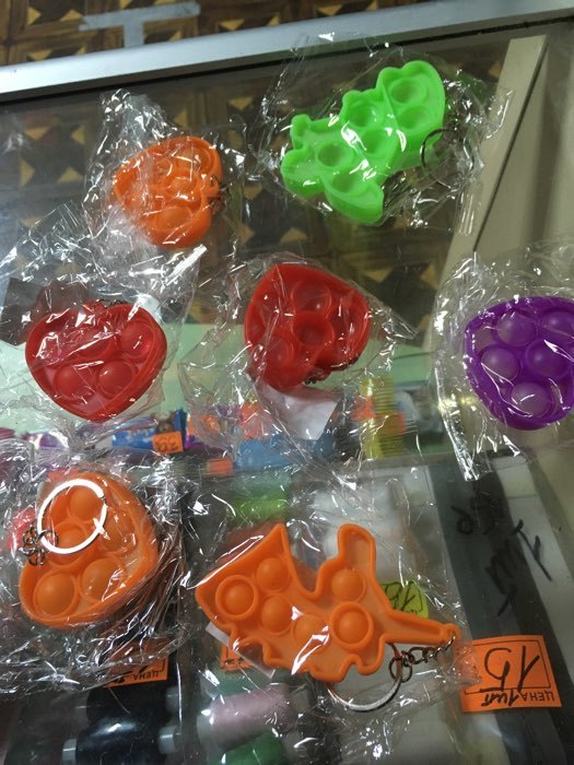 Фотография покупателя товара Антистресс игрушка-брелок «POP IT», Симпл димпл, мини МИКС - Фото 15