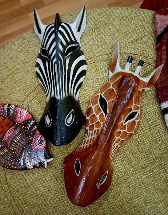 Фотография покупателя товара Маска «Зебра», 30×11×4.5 см, дерево - Фото 1