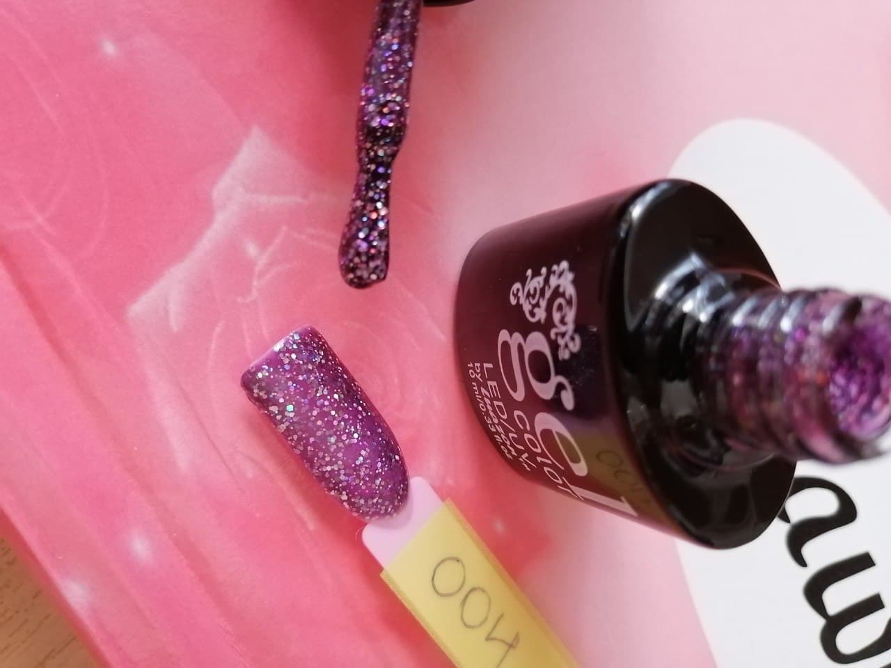 Фотография покупателя товара Гель-лак для ногтей "Искрящийся бриллиант", трёхфазный LED/UV, 10мл, цвет 001 серебряный - Фото 9