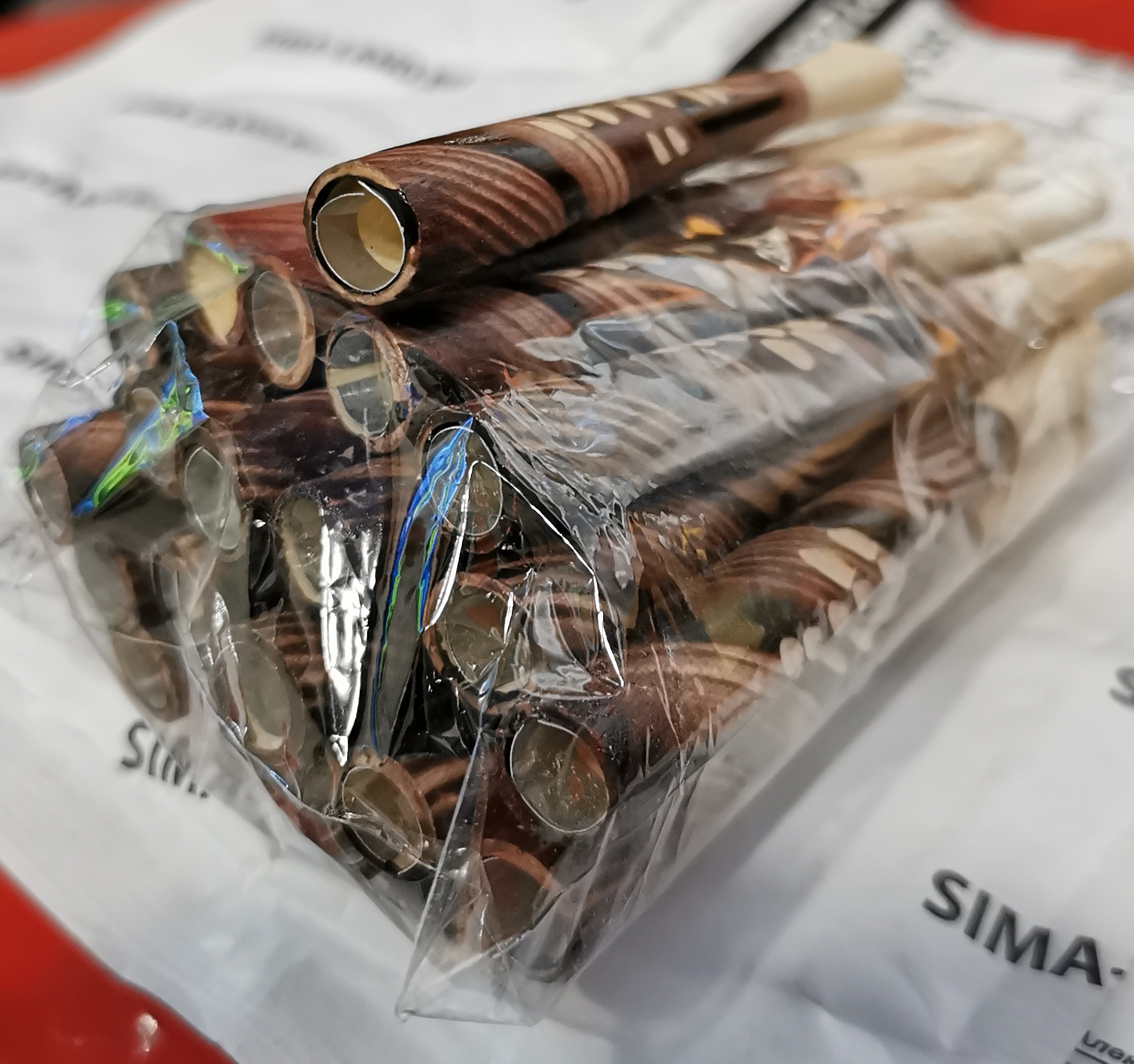 Фотография покупателя товара Мундштук деревянный резной, 10 см, d=8.5 мм - Фото 4