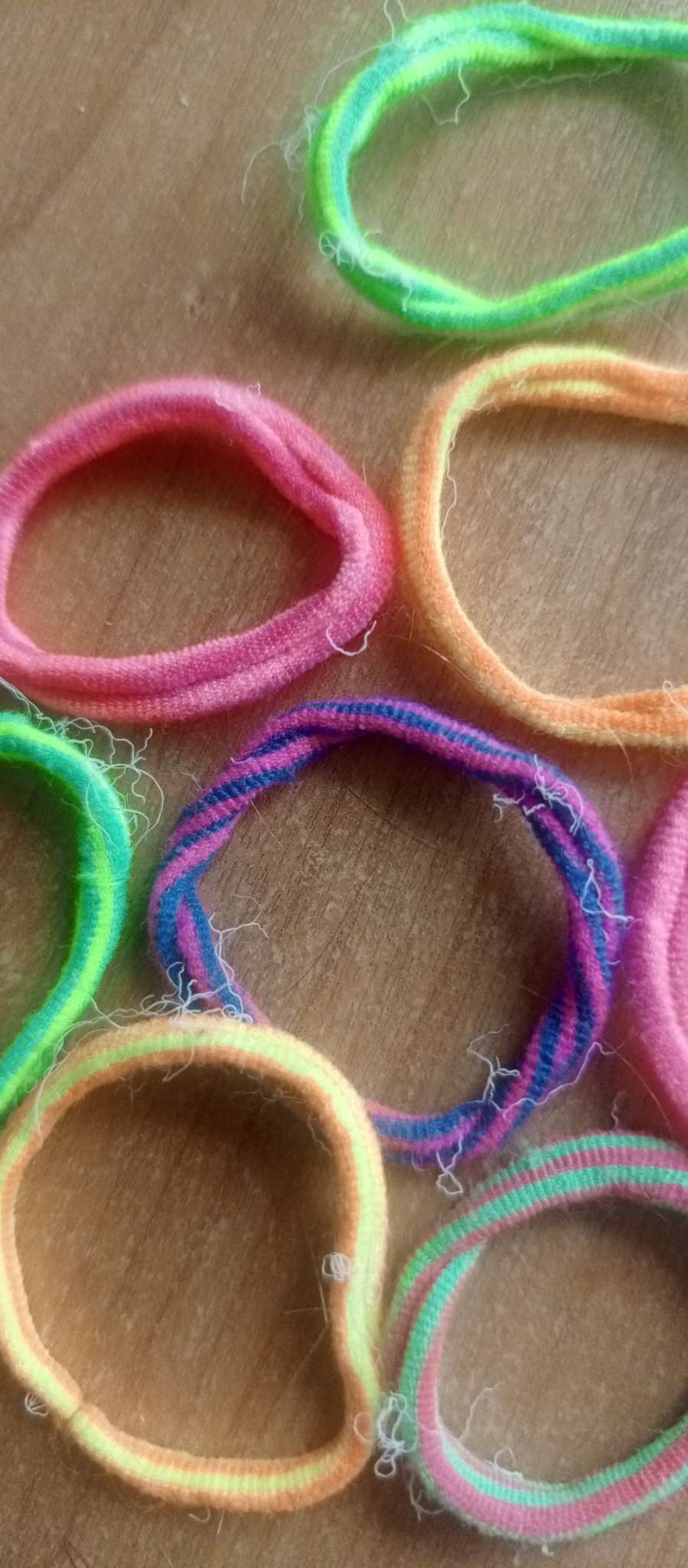 Фотография покупателя товара Резинки для волос «Радуга», набор 20 шт., полосы мини - Фото 2