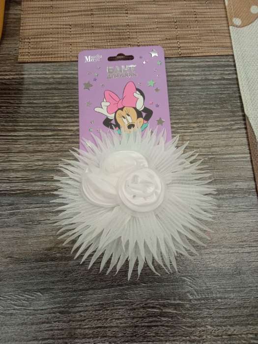 Фотография покупателя товара Бант для волос на выпускной, белый, Минни Маус - Фото 2