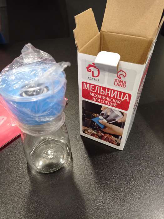 Фотография покупателя товара Мельница для специй Доляна «Модерн», 180 мл, 6.5×13 см, жёлтая - Фото 3