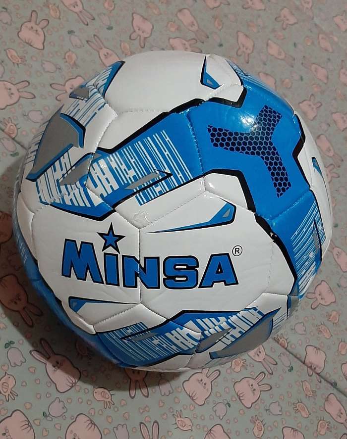 Фотография покупателя товара Мяч футбольный MINSA, TPU, машинная сшивка, 32 панели, р. 5