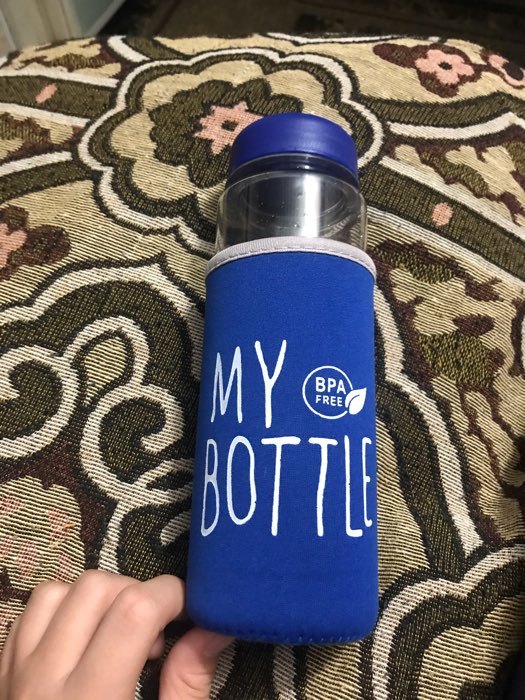 Фотография покупателя товара Бутылка для воды, 500 мл, My bottle, 19.5 х 6 см, чехол в комплекте, микс - Фото 14