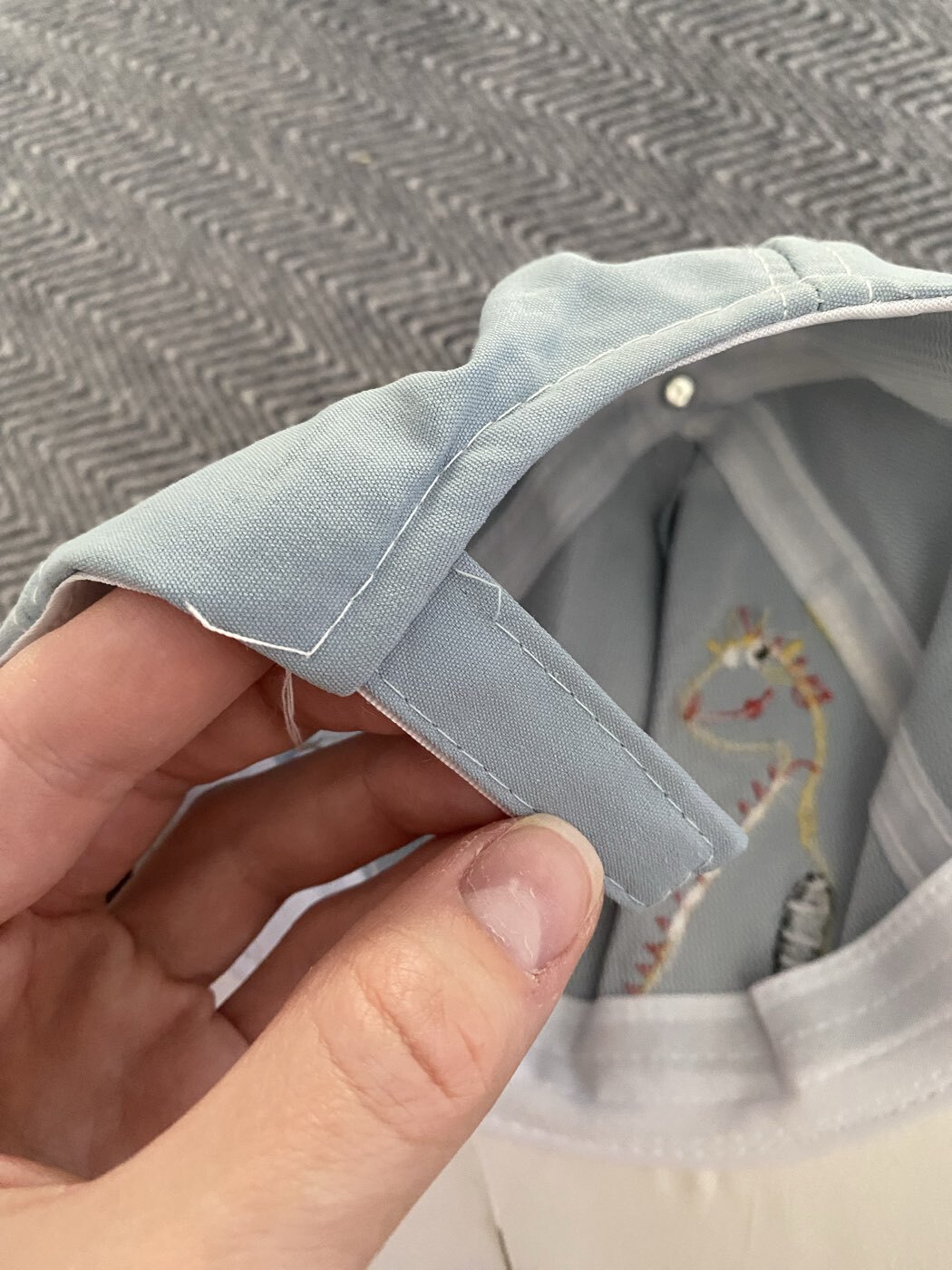 Фотография покупателя товара Кепка детская MINAKU Dino, размер 48-50, серая - Фото 2