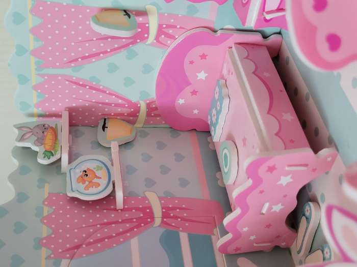 Фотография покупателя товара 3D Конструктор из пенокартона «Комната принцессы», 54 детали - Фото 2