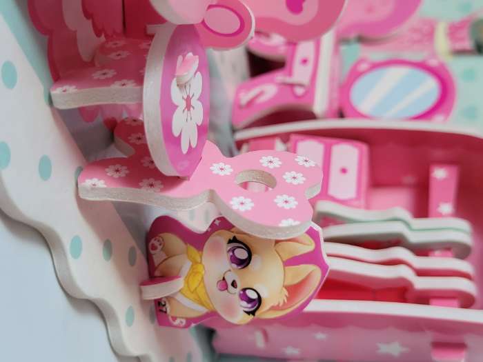 Фотография покупателя товара 3D Конструктор из пенокартона «Комната принцессы», 54 детали - Фото 1