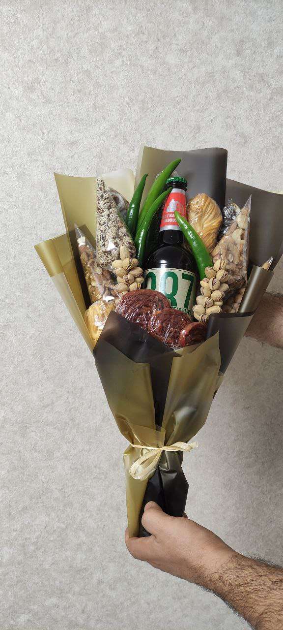 Фотография покупателя товара Пленка для цветов матовый «Переход» розовый градиент, 0.58×10 м - Фото 1