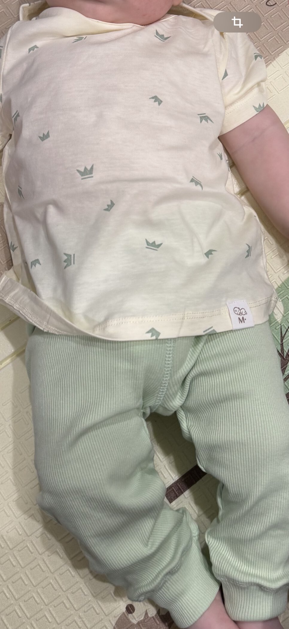 Фотография покупателя товара Штанишки детские MINAKU: Basic Line BABY, рост 68-74 см, светло-серый - Фото 1