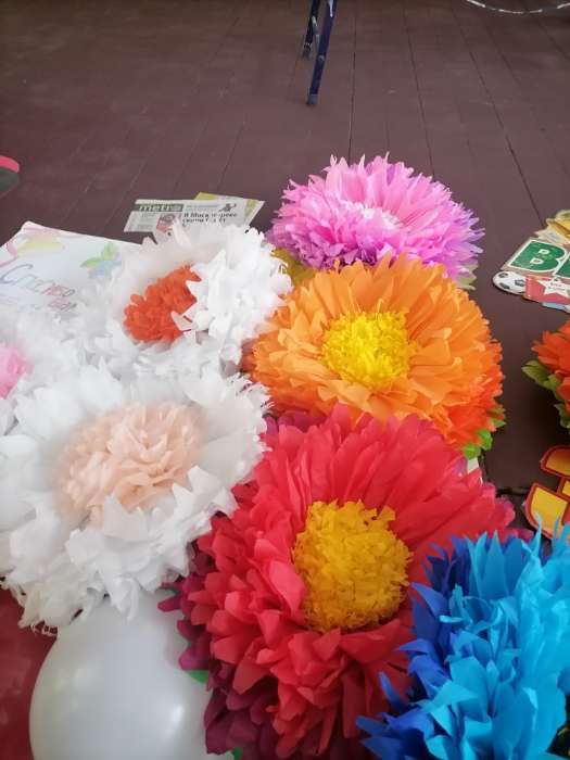 Фотография покупателя товара Бумага крепированная 50×200 см, в рулоне, 30 г/м², розовая - Фото 1