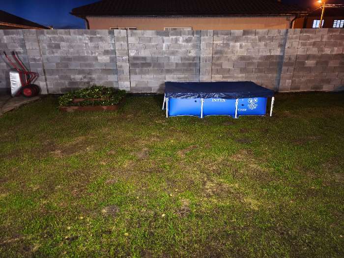 Фотография покупателя товара Тент на каркасный бассейн 260 х 160 см 28036 - Фото 1