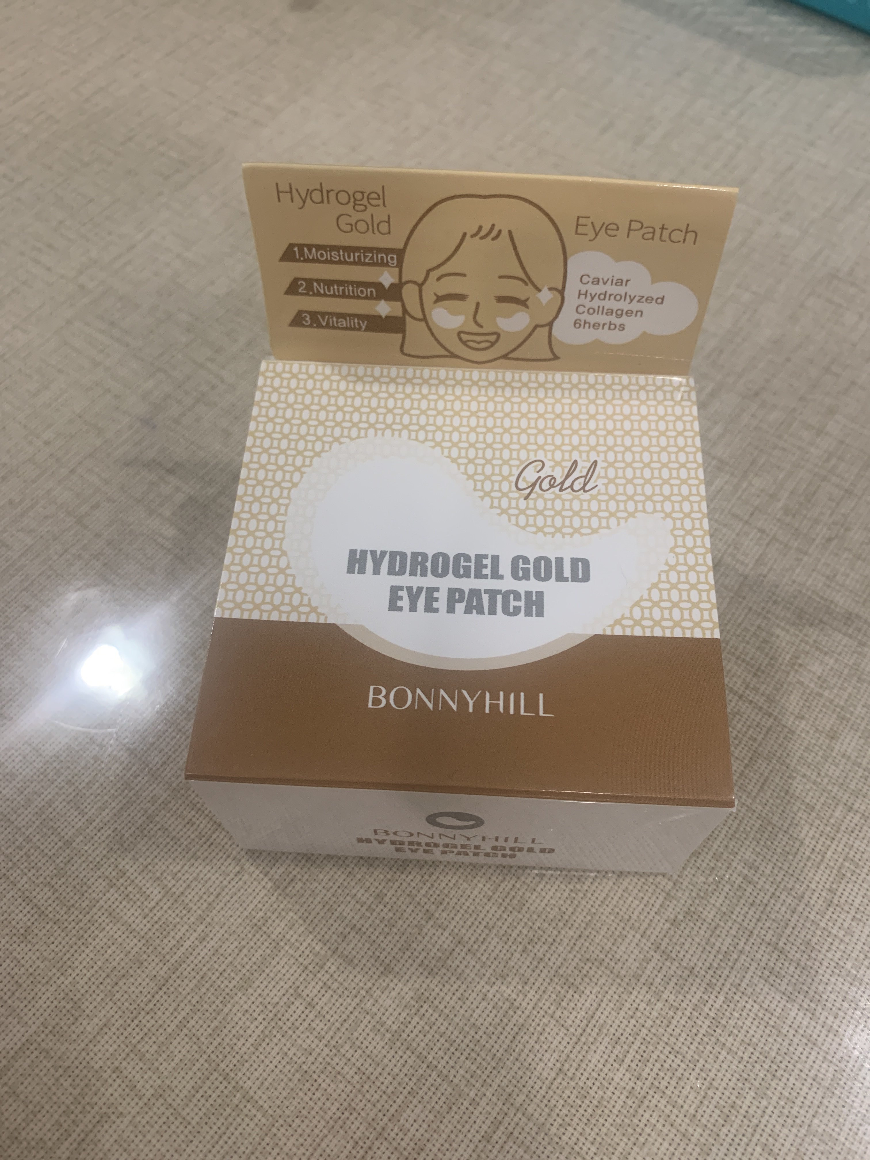 Фотография покупателя товара Гидрогелевые патчи для глаз Bonnyhill Gold с частицами золота, 60 шт