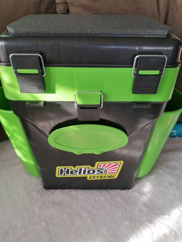 Фотография покупателя товара Ящик зимний Helios FishBox 10 л, цвет зеленый
