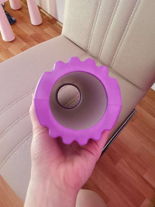 Фотография покупателя товара Ролик массажный Sangh, 30х10 см, цвет фиолетовый