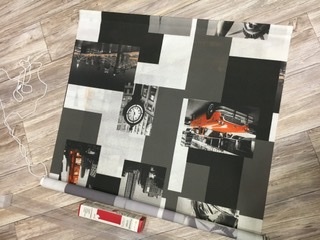 Фотография покупателя товара Рулонная штора «Нью-Йорк», 120 х 175 см, цвет красно-серый - Фото 1