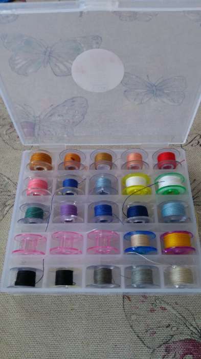 Фотография покупателя товара Набор шпулек в органайзере, d=20 мм, 25 шт., МИКС - Фото 8