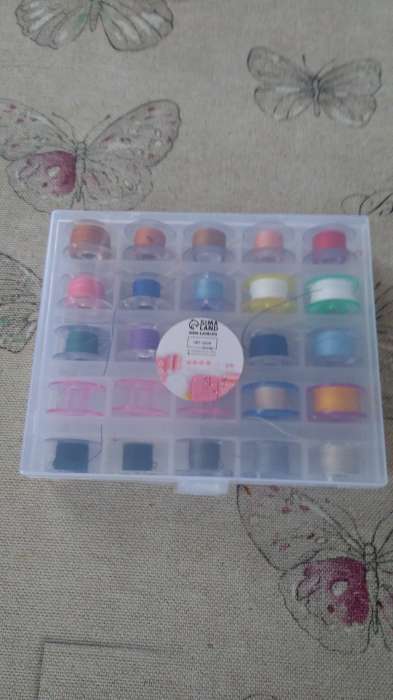 Фотография покупателя товара Набор шпулек в органайзере, d=20 мм, 25 шт., МИКС - Фото 7