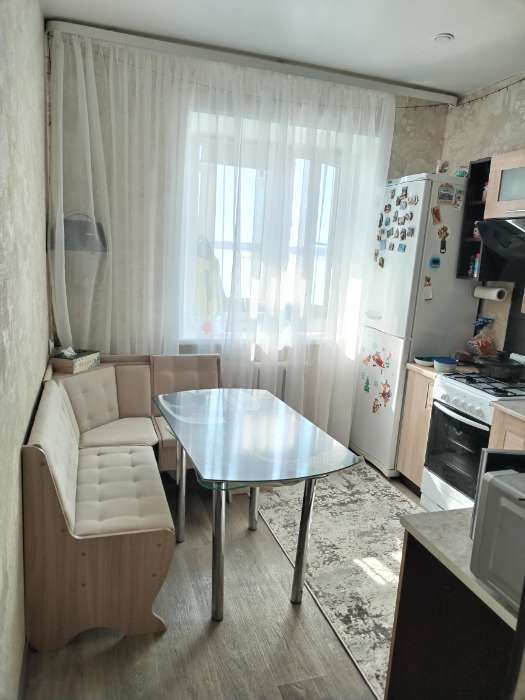 Фотография покупателя товара Кухонный уголок «КУ-1Л2У Т3», со столом, с табуретам, цвет шимо светлый/белый - Фото 5