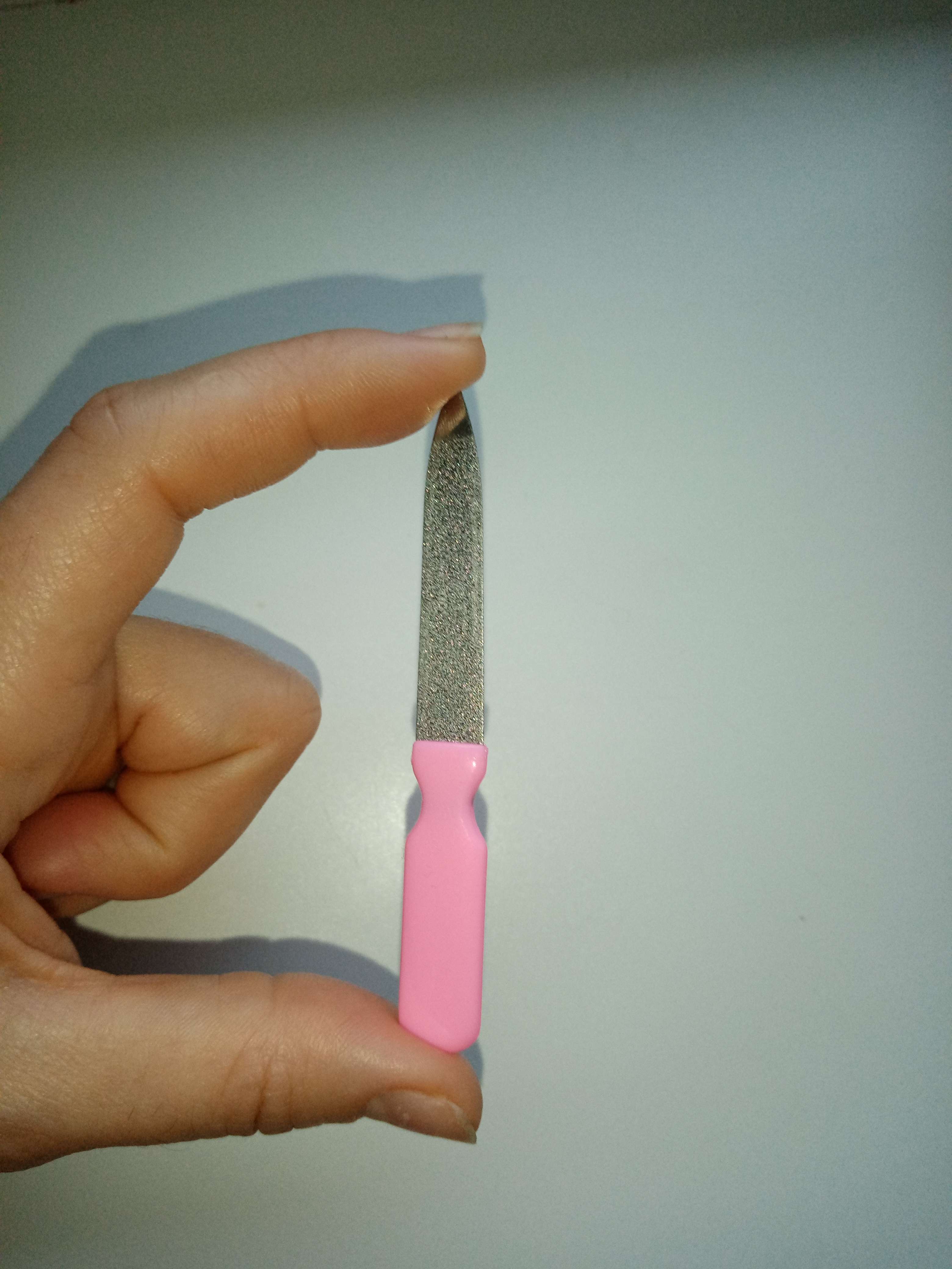 Фотография покупателя товара Пилка металлическая для ногтей, 9 см, цвет МИКС - Фото 1