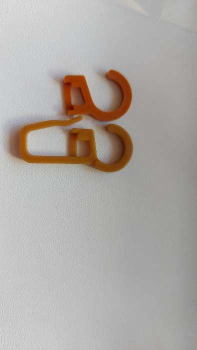 Фотография покупателя товара Крючок для штор на кольцо, 30 × 13 мм, цвет бежевый - Фото 5