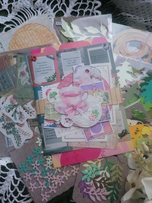 Фотография покупателя товара Бумага ручной работы с цветами и травами «Листья пальмы», 55×80 см - Фото 1