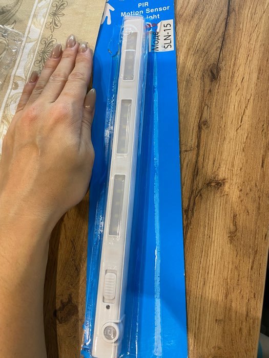 Фотография покупателя товара Светильник мебельный светодиодный с датчиком движения, 4 Вт, 15 LED, 3xAAA (не в комплекте), 3000К, свечение тёплое белое - Фото 3