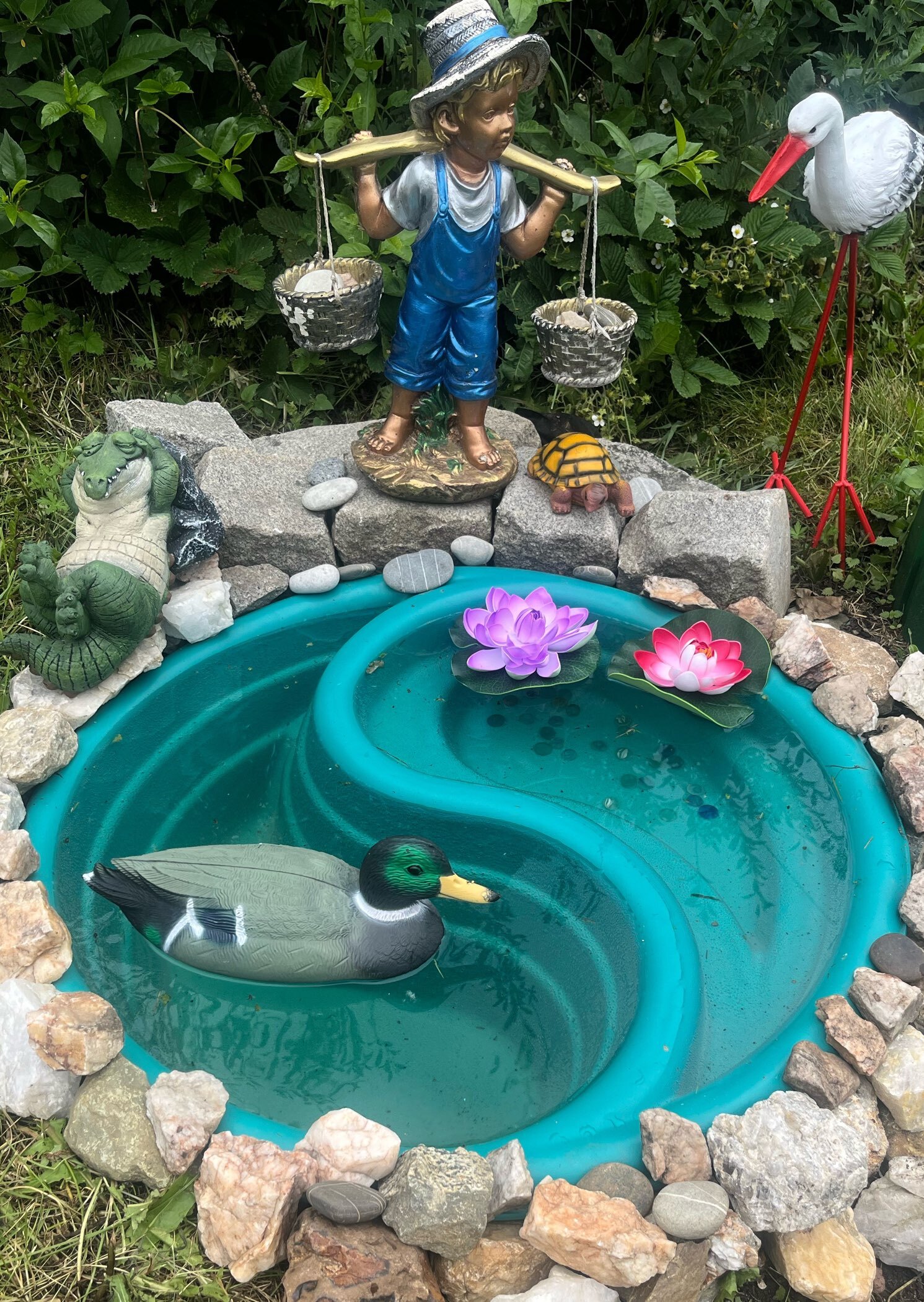 Фотография покупателя товара Водоплавающая фигура из «Селезень», 35×15×16 см, пластик - Фото 1