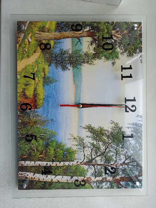 Фотография покупателя товара Часы-картина настенные, серия: Природа, "Озеро", 30х40  см - Фото 1