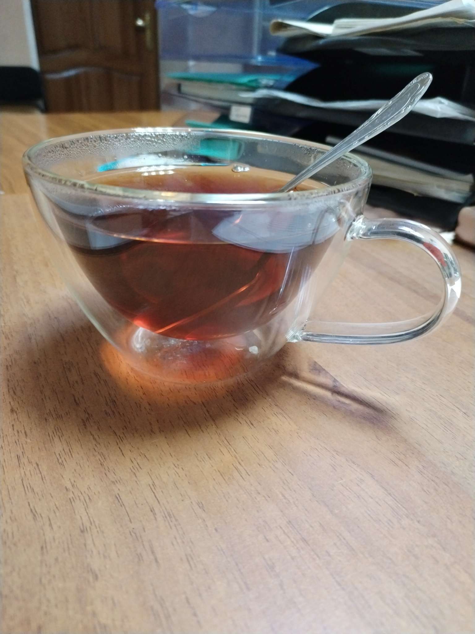 Фотография покупателя товара Кружка с двойными стенками Magistro «Лиди. Дуо», 400 мл, стекло, прозрачная - Фото 1