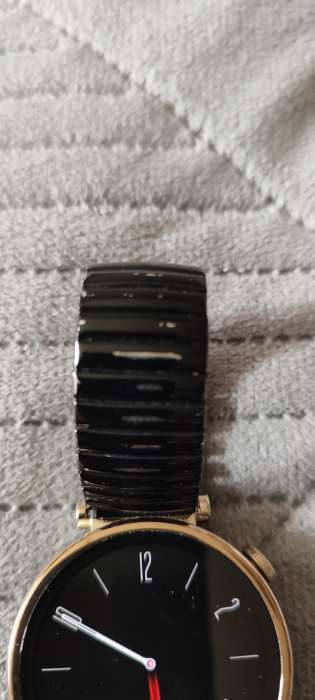 Фотография покупателя товара Ремешок для часов «Соломон», 18 мм, металл, длина 15.5-27 см, чёрный - Фото 3