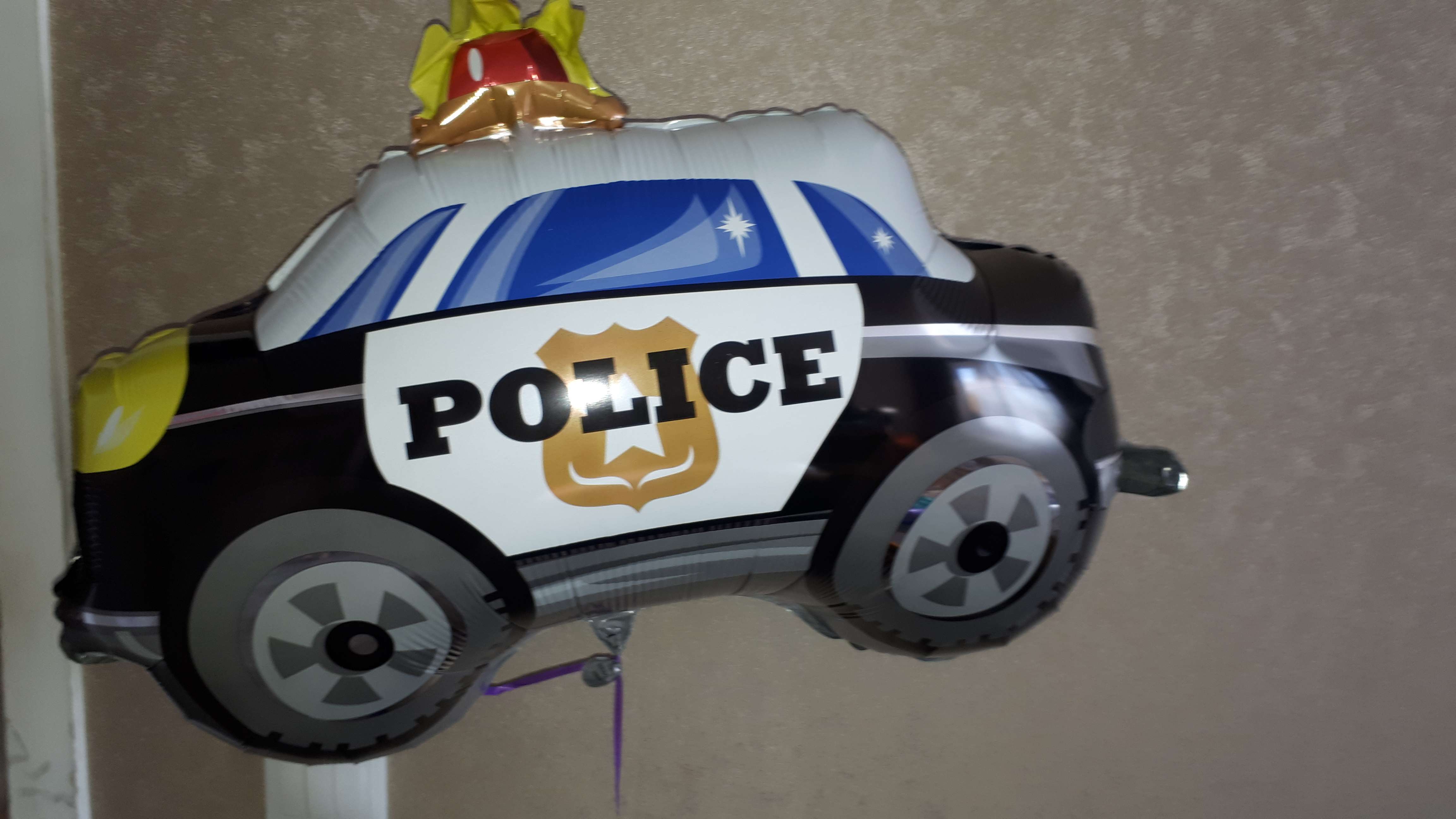 Фотография покупателя товара Шар фольгированный 20" «Машина Полиция»