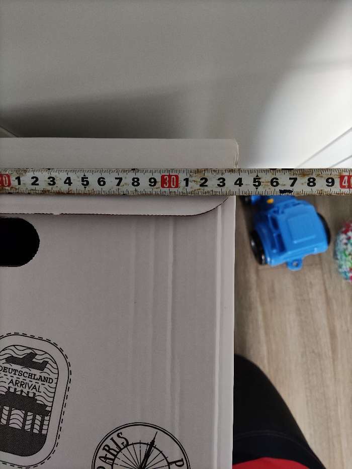 Фотография покупателя товара Коробка для хранения "Франция", белая, 49,5 х 33 х 29 см - Фото 5