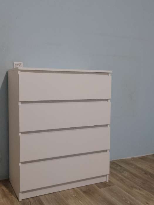 Фотография покупателя товара Комод для хранения «Клик Мебель. Мадера», 3 ящика, 800×420×775 мм, цвет белый - Фото 3