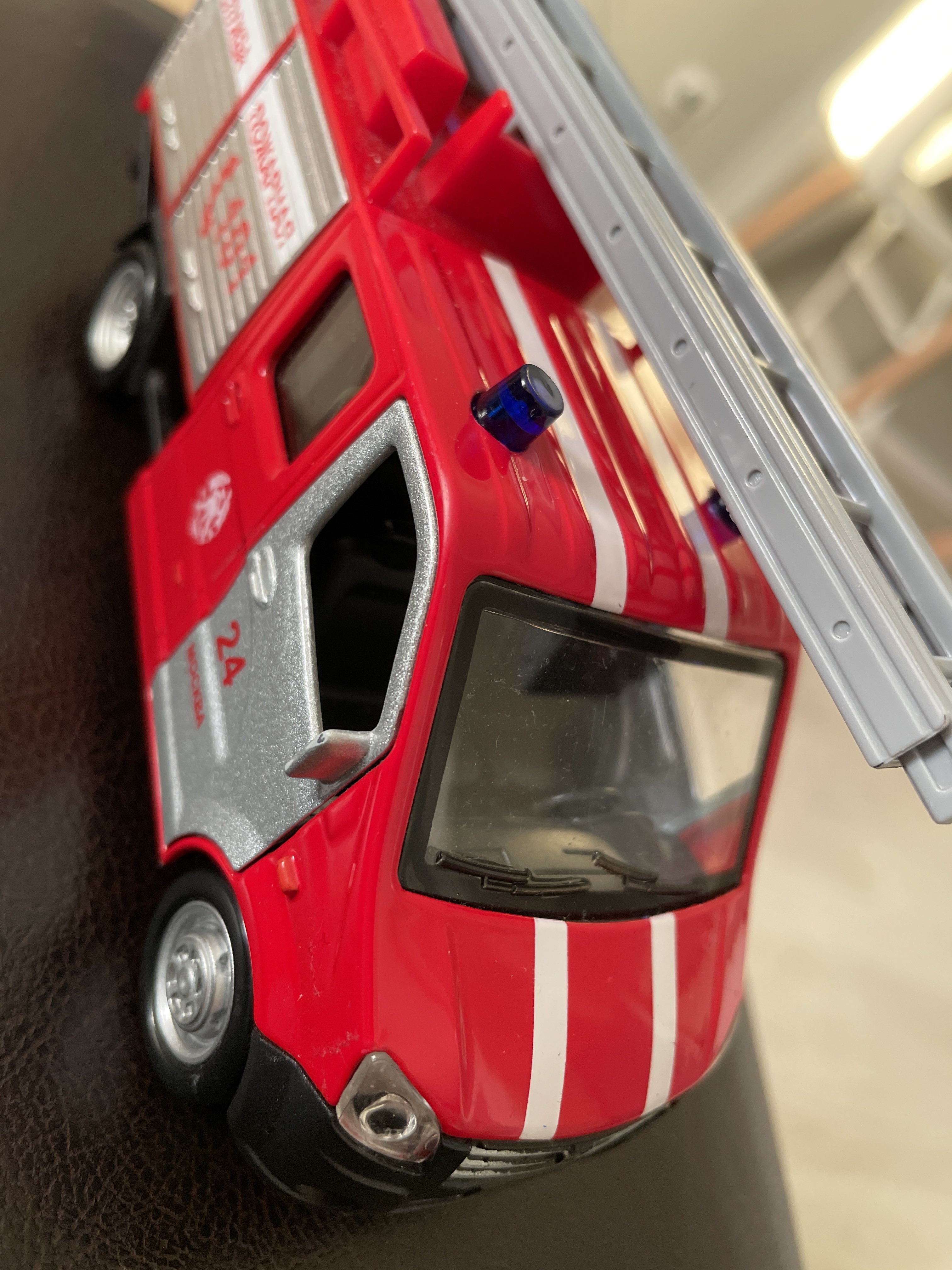 Фотография покупателя товара Машина металл «ГАЗель Next пожарная» 14,5 см, свет+звук, инерционная - Фото 5