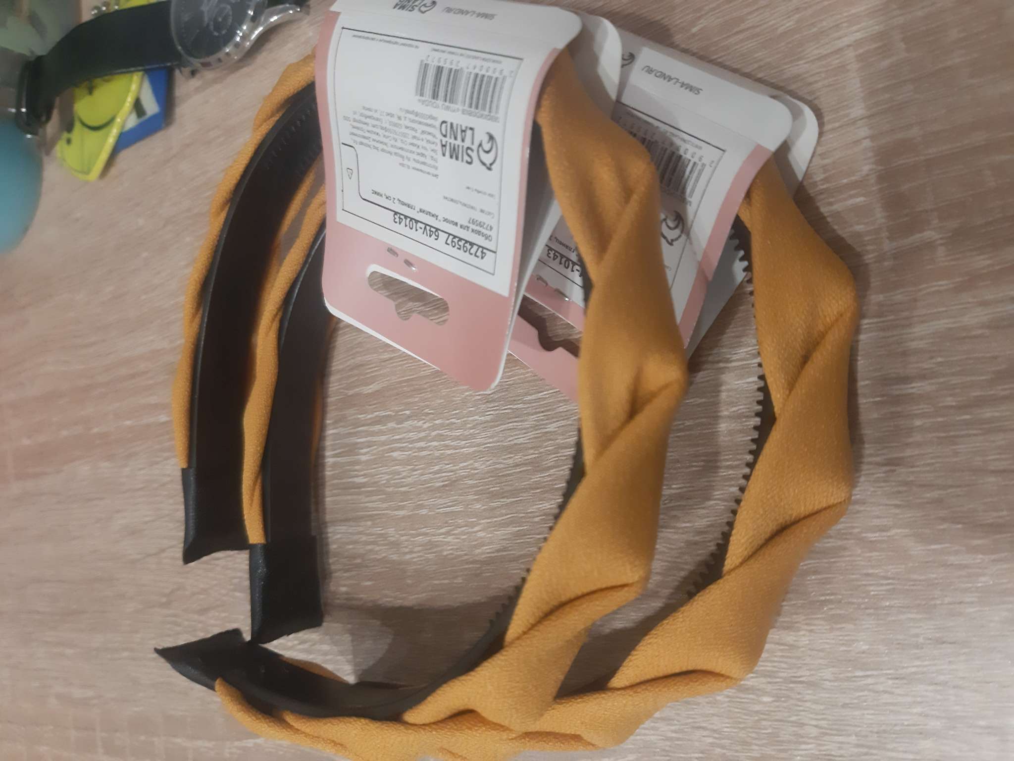 Фотография покупателя товара Ободок для волос «Амалия», треугольники, 2 см, МИКС - Фото 4