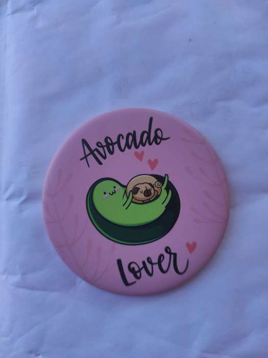 Фотография покупателя товара Зеркало карманное Avokado lover, d=7 см - Фото 3