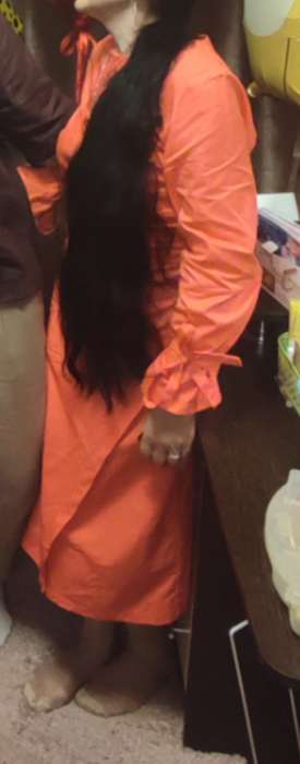 Фотография покупателя товара Платье миди женское MINAKU: Casual Collection, красное, размер 46 - Фото 3