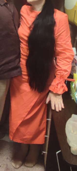 Фотография покупателя товара Платье миди женское MINAKU: Casual Collection, красное, размер 46 - Фото 4