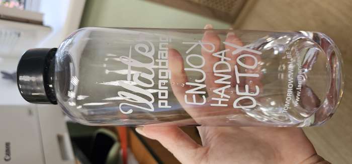 Фотография покупателя товара Бутылка для воды Enjoy Handa Detox, 950 мл, 22×8 см - Фото 1