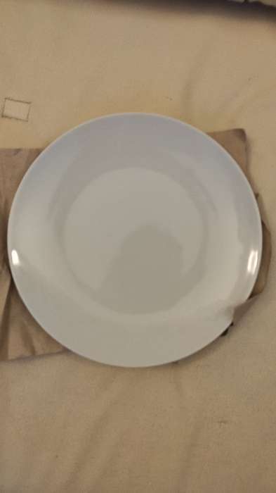 Фотография покупателя товара Тарелка фарфоровая «Универсал», d=24 см, белая