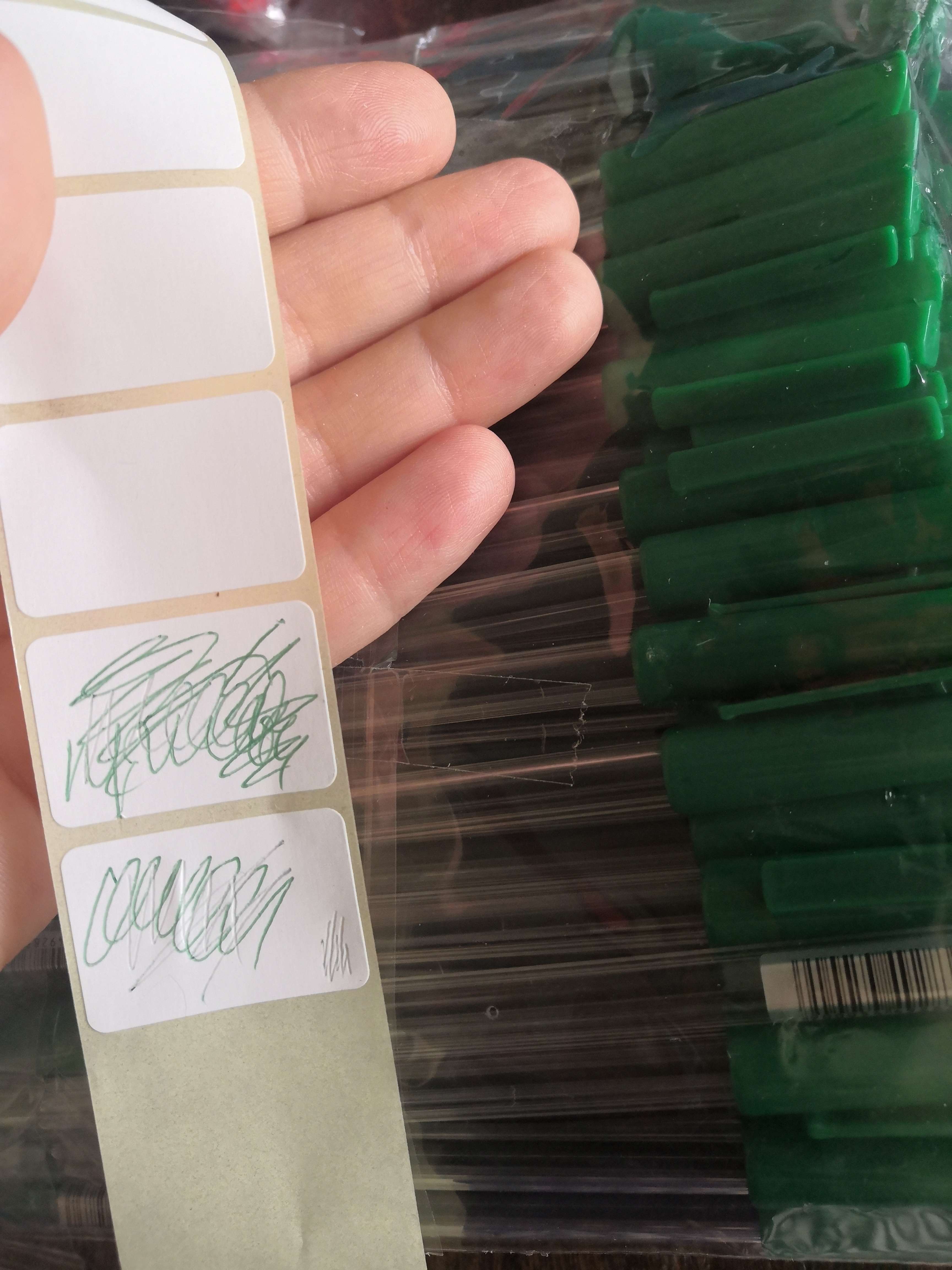 Фотография покупателя товара Ручка шариковая 0,7 мм, стержень зелёный, корпус прозрачный с зеленым колпачком - Фото 1