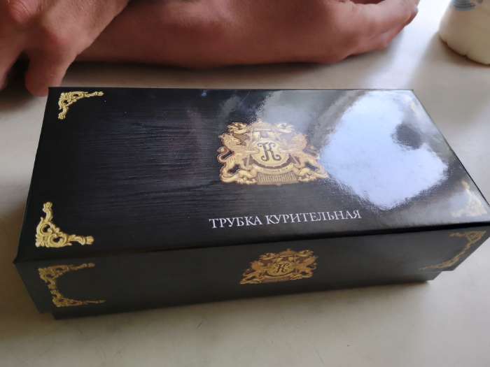 Фотография покупателя товара Трубка курительная «Командор», классическая, 14×5 см - Фото 1