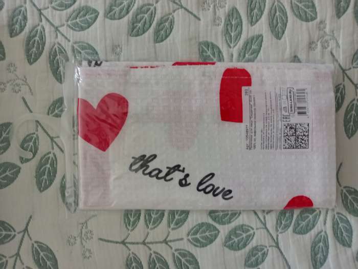 Фотография покупателя товара Полотенце для лица «Сердечки» 45×90 см, 100% хлопок, вафельное полотно - Фото 2